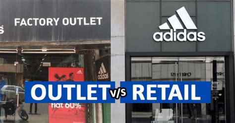 What is the difference between outlet stores and retail stores